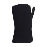 Courrèges Black Cotton Top